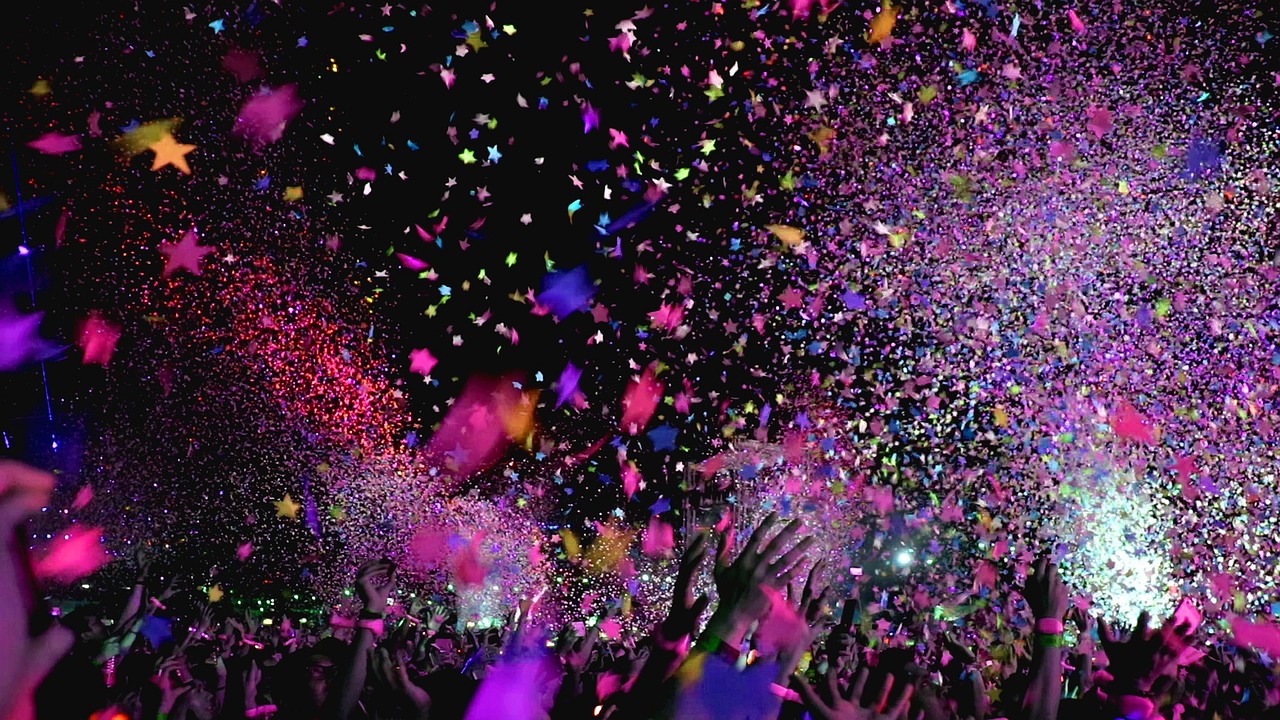 concert, confetti, party, event, club, fun, entertainment, show, crowd, festival, happy, people, young, night, disco, celebration, nightlife, partying, audience, happiness, dance, fans, perform, popular, wallpaper for girls